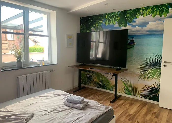 Homeoffice Kueche Wlan Tv Mit Terrasse Grill Ubytování v soukromí Hove (Rhein-Sieg)