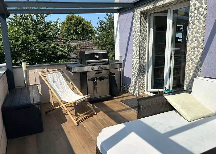 Homeoffice Kueche Wlan Tv Mit Terrasse Grill Ubytování v soukromí *
